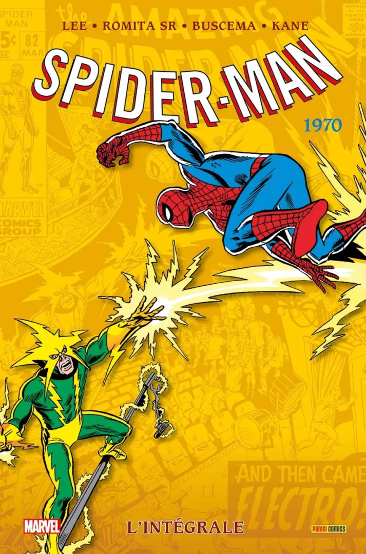 Couverture de l'album Spider-Man - L'Intégrale Tome 8 1970
