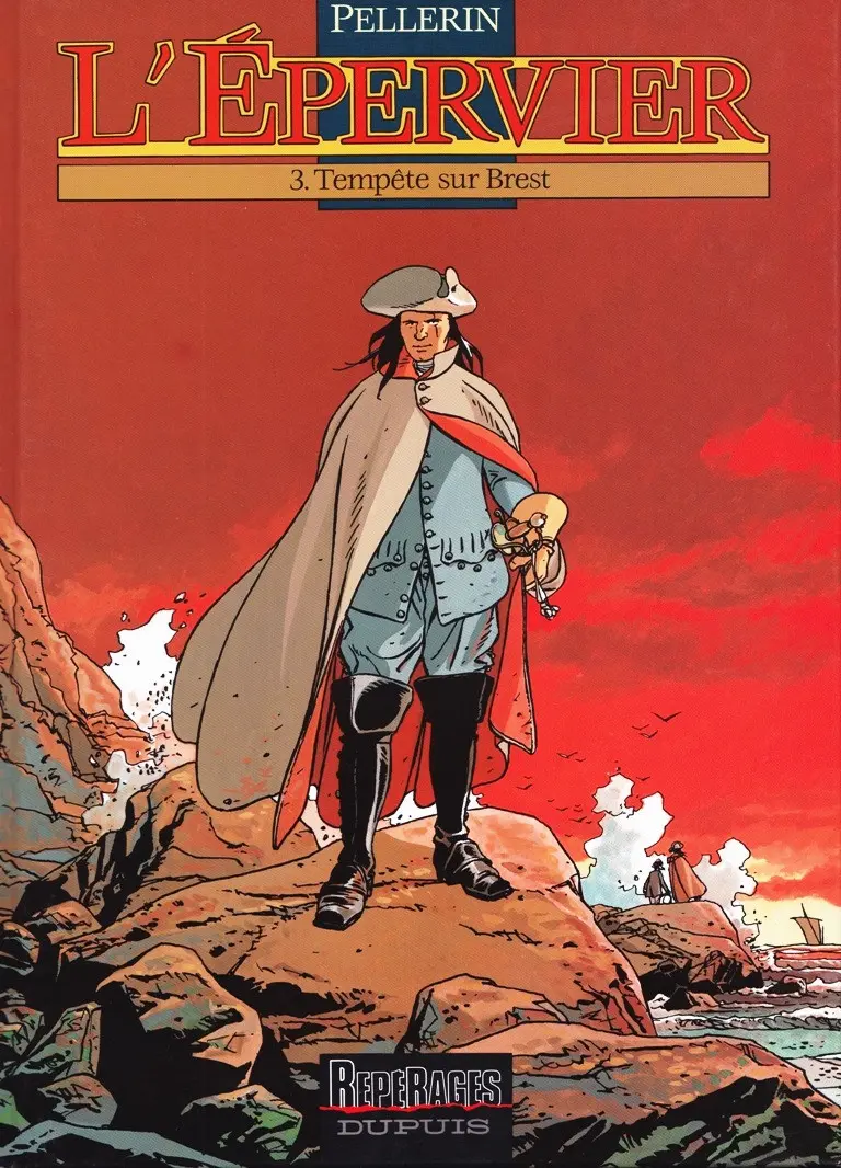 Couverture de l'album L'Épervier Tome 3 Tempête sur Brest