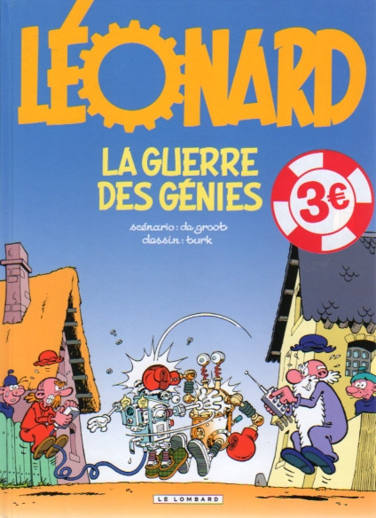 Couverture de l'album Léonard Tome 10 La guerre des génies