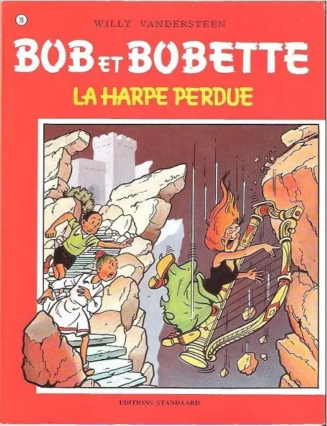 Couverture de l'album Bob et Bobette Tome 79 La harpe perdue