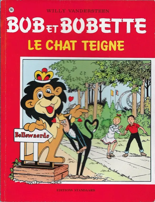 Couverture de l'album Bob et Bobette Tome 205 Le chat teigne