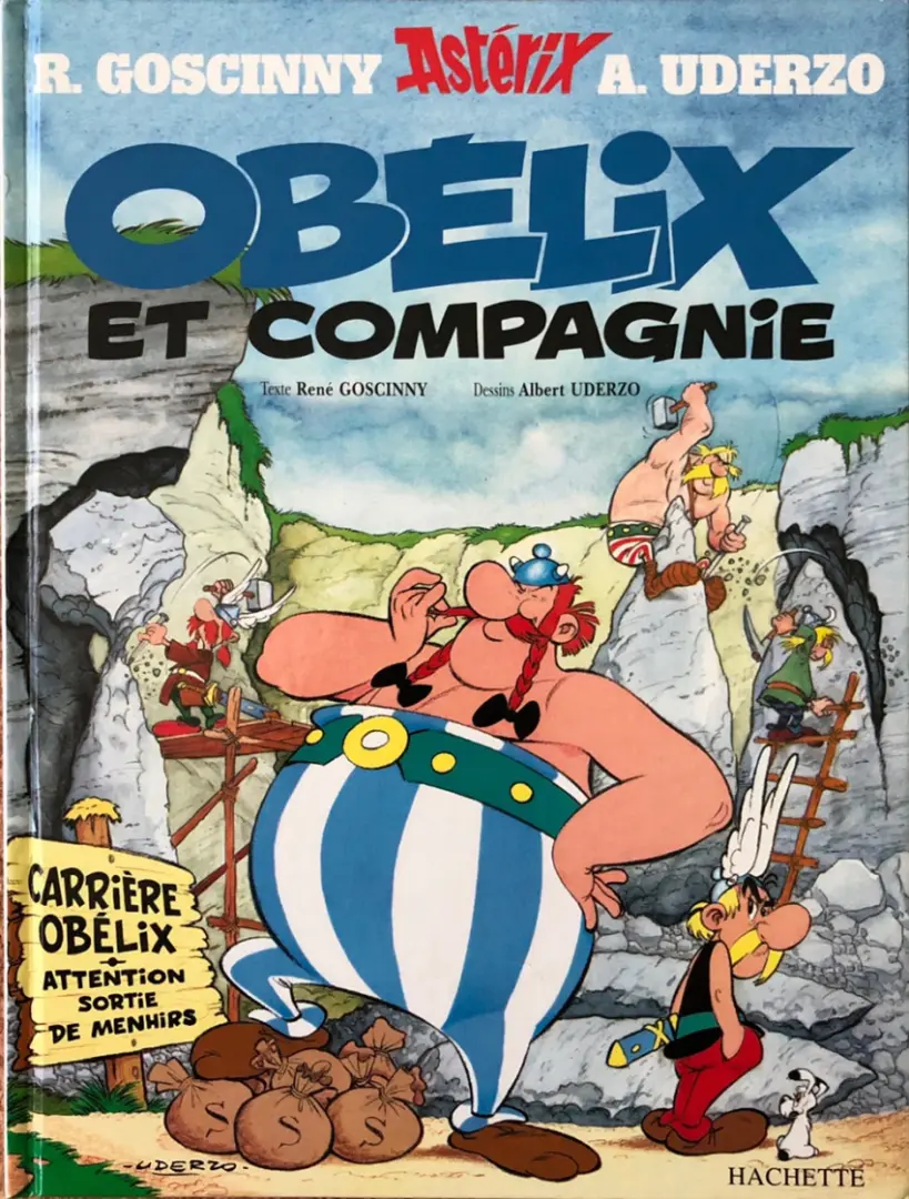 Couverture de l'album Astérix Tome 23 Obélix et compagnie
