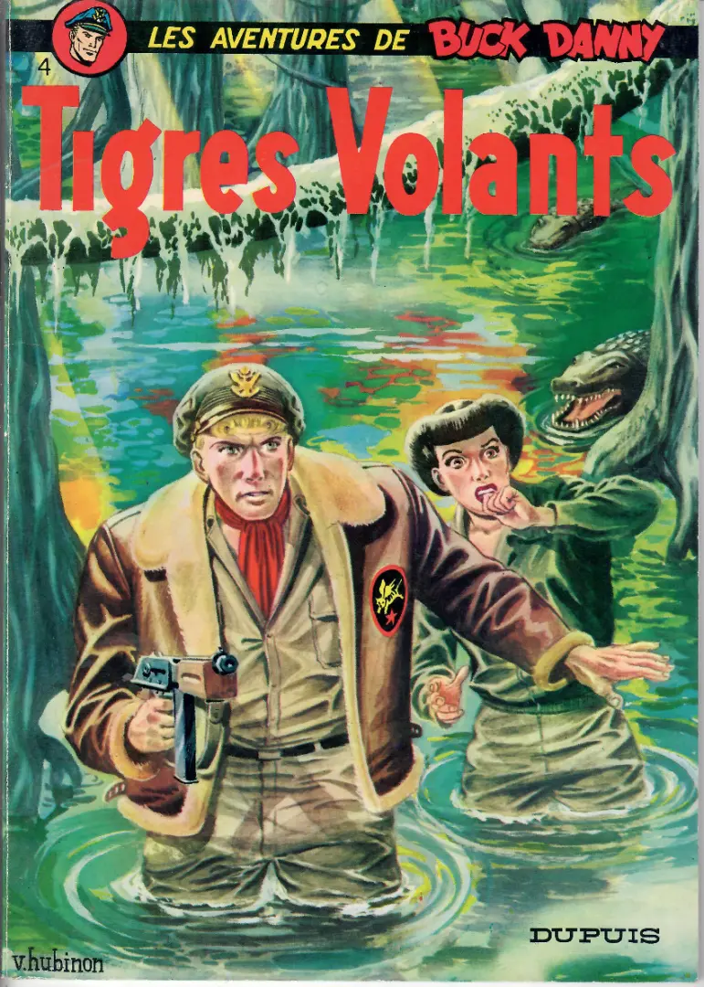 Couverture de l'album Buck Danny Tome 4 Tigres Volants