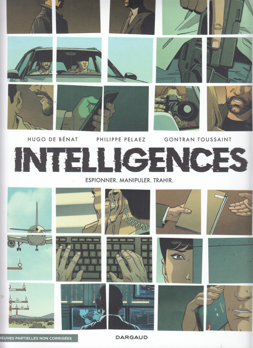 Couverture de l'album Intelligences Espionner . Manipuler . Trahir .
