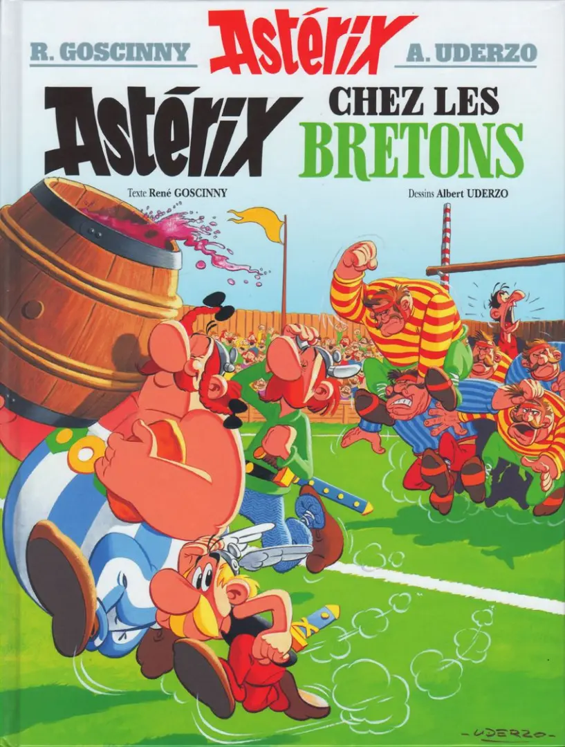 Couverture de l'album Astérix Tome 8 Astérix chez les Bretons