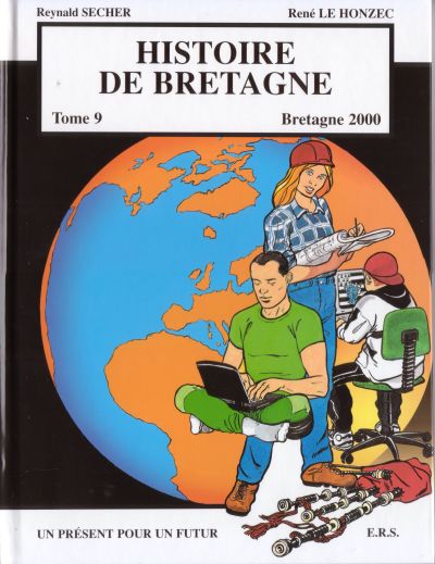 Couverture de l'album Histoire de Bretagne Tome 9 Un présent pour un futur