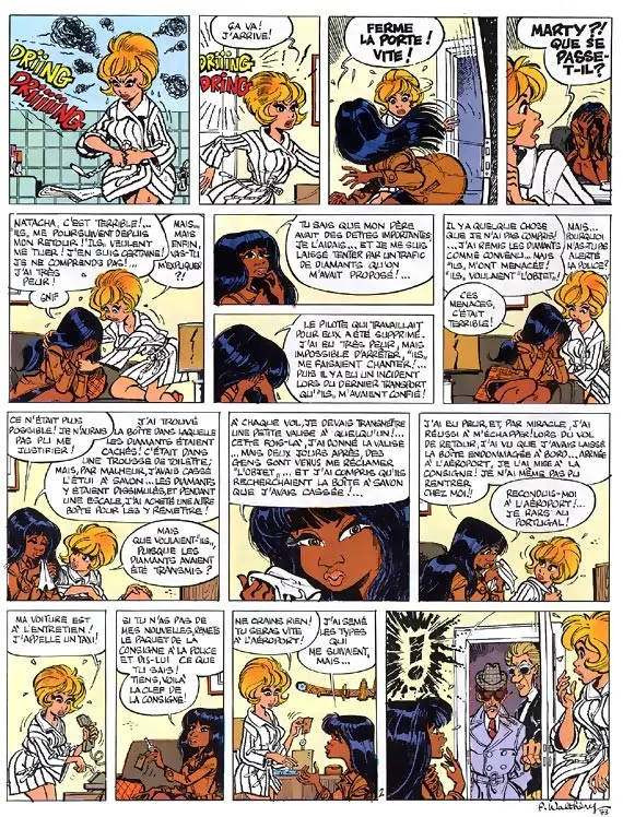 Planche de l'album Natacha Tome 3 La mémoire de métal