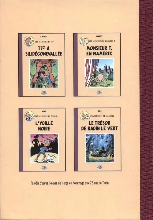 Verso de l'album Radock I Les aventures de Finfin - L'Anvers du double