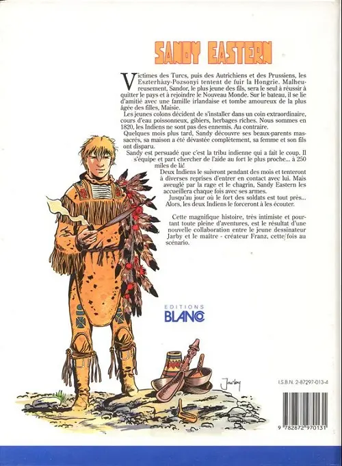 Verso de l'album Sandy Eastern Tome 1