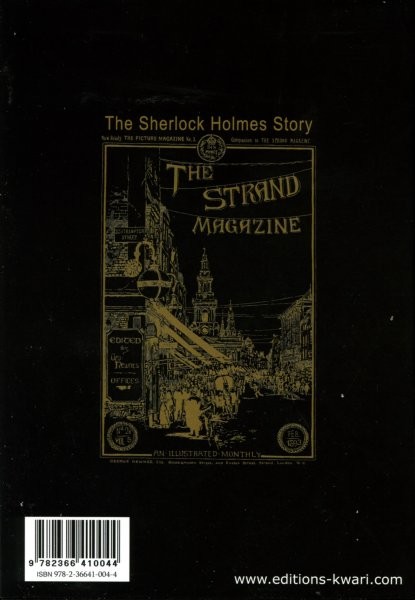 Verso de l'album The Sherlock Holmes Story Vol. 1