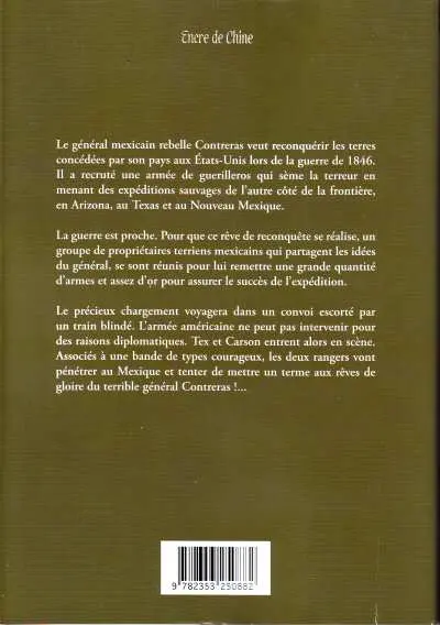 Verso de l'album Tex (Maxi) Tome 8 Le train blindé