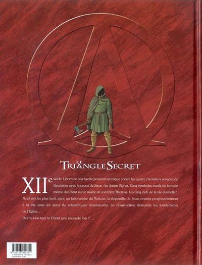 Verso de l'album Le Triangle Secret - I.N.R.I Tome 3 Le Tombeau d'Orient