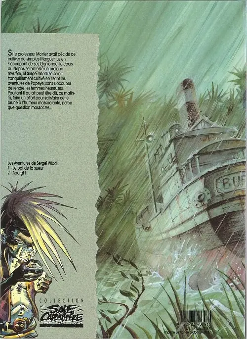 Verso de l'album Le Bal de la sueur Tome 1 Sergeï Wladi