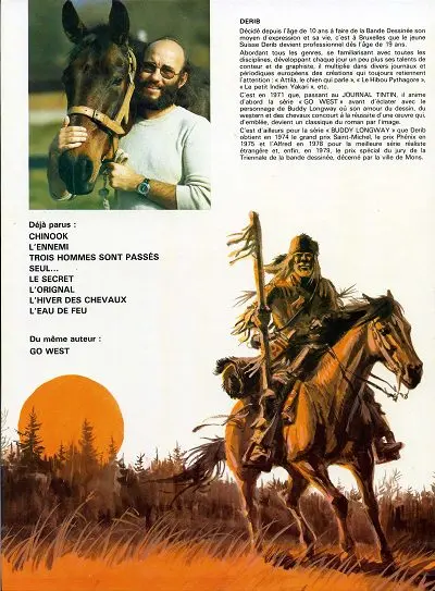 Verso de l'album Buddy Longway Tome 9 Premières chasses