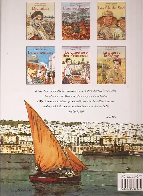 Verso de l'album Carnets d'Orient Tome 3 Les fils du Sud