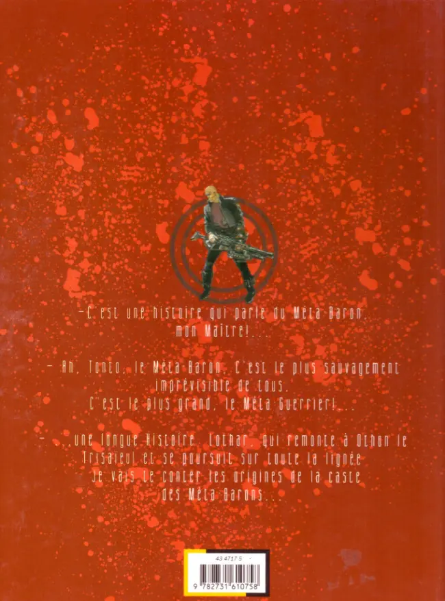 Verso de l'album La Caste des Méta-Barons Tome 2 Honorata la trisaïeule