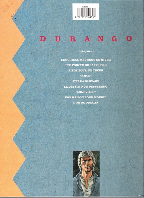 Verso de l'album Durango Tome 9 L'or de Duncan