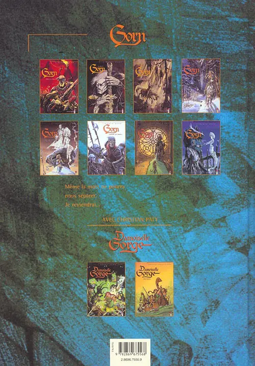 Verso de l'album Gorn Tome 3 La danse des Damnés