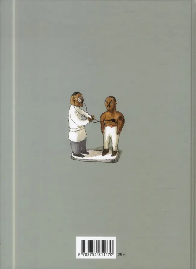 Verso de l'album Journal d'un fantôme