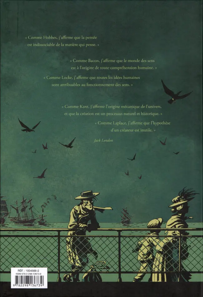 Verso de l'album Le Loup des Mers