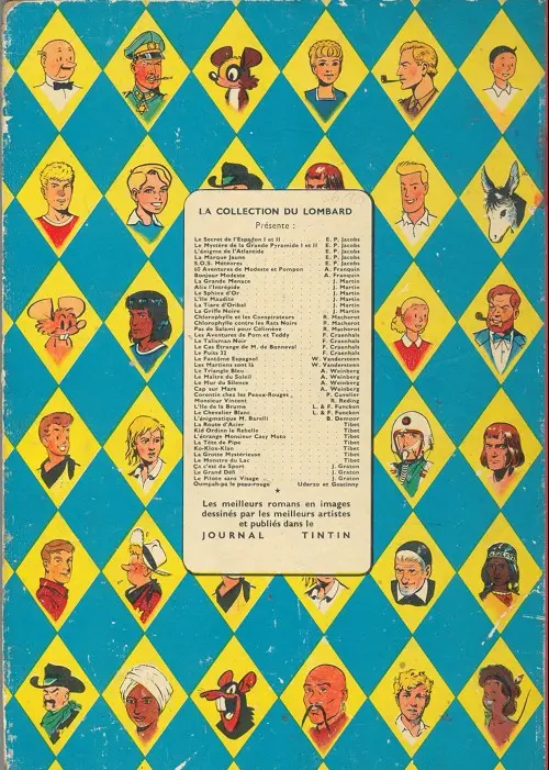 Verso de l'album Michel Vaillant Tome 1 Le grand défi