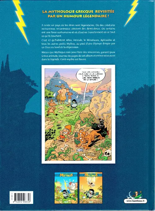 Verso de l'album Les Petits Mythos Tome 1 Foudre à gratter