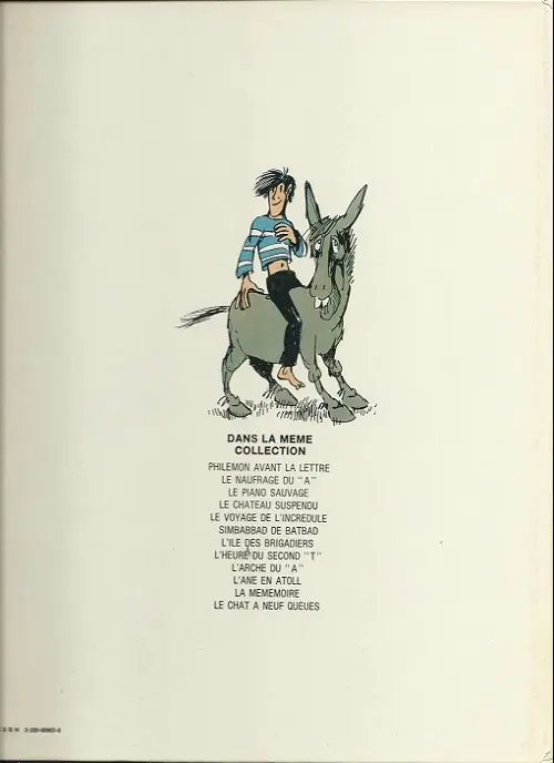 Verso de l'album Philémon Tome 8 Philémon à l'heure du second T