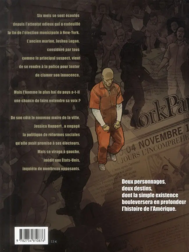 Verso de l'album Le Pouvoir des Innocents Tome 1 508 statues souriantes