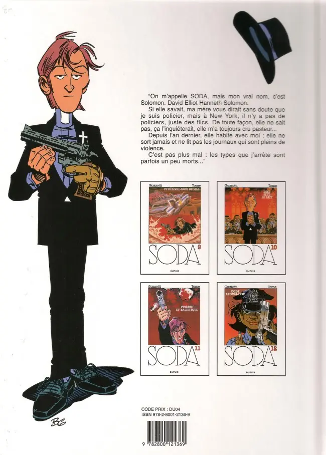 Verso de l'album Soda Tome 6 Confession express