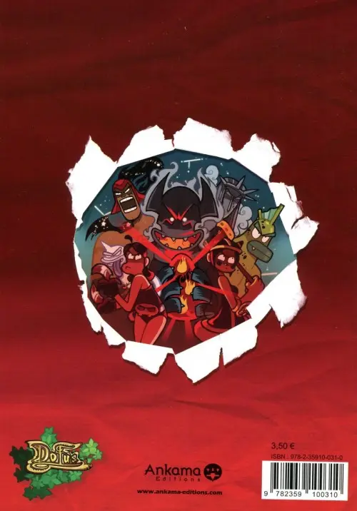 Verso de l'album Dofus Hyrkul le tendancieux