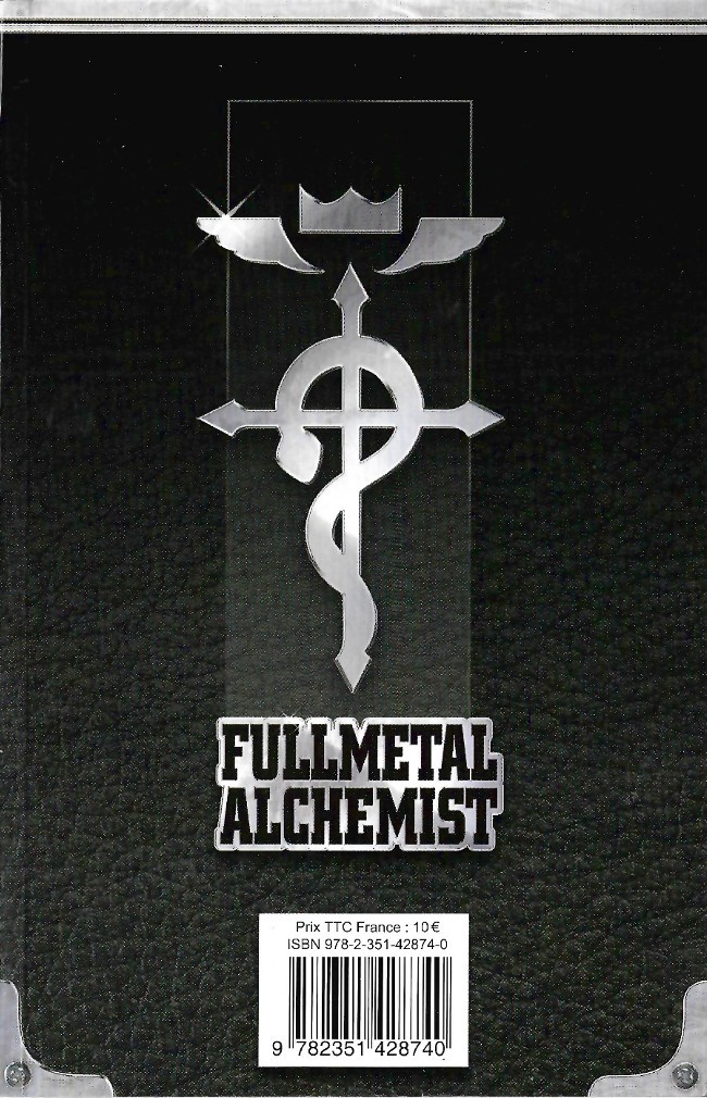 Verso de l'album FullMetal Alchemist V Tomes 10-11