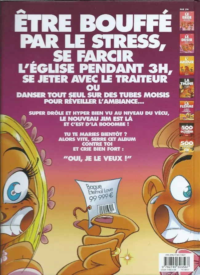 Verso de l'album Jim et ses copains Tome 20 Les mariés