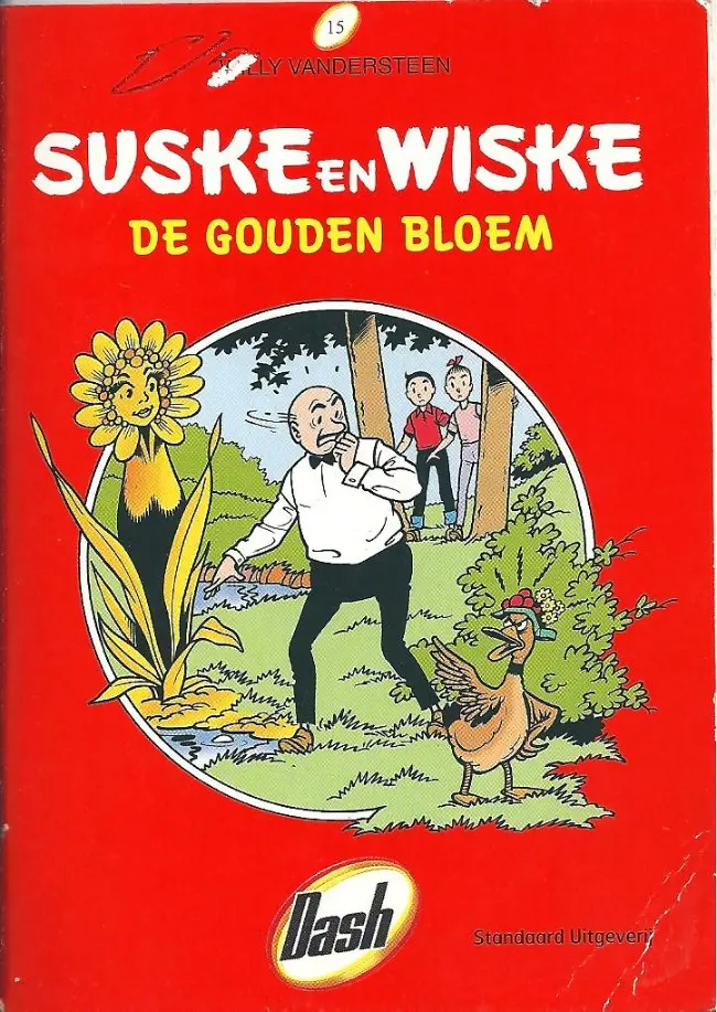 Verso de l'album Bob et Bobette (Publicitaire) La fleur d'or