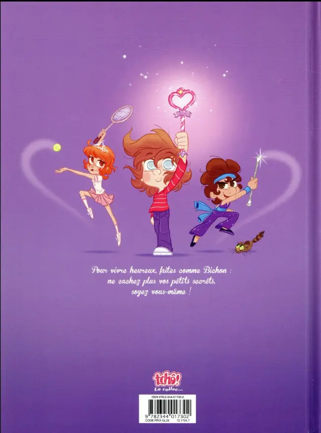 Verso de l'album Bichon Tome 3 L'année des secrets