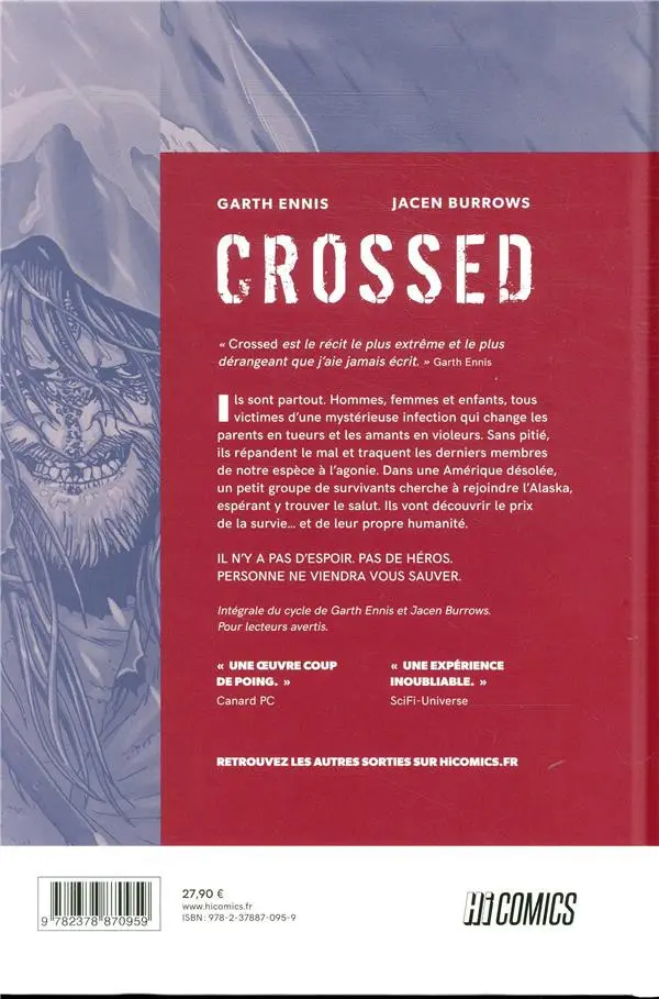 Verso de l'album Crossed Intégrale