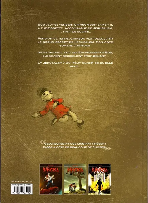Verso de l'album Bob et Bobette : Amphoria Tome 3 Crimson