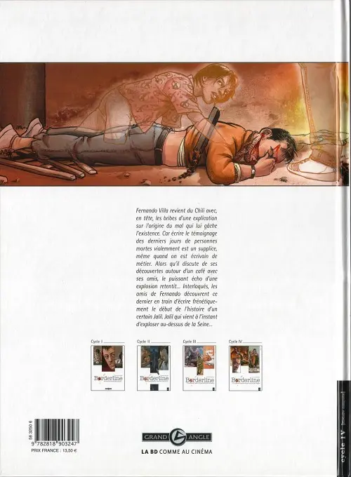 Verso de l'album Borderline Tome 4 Martyr