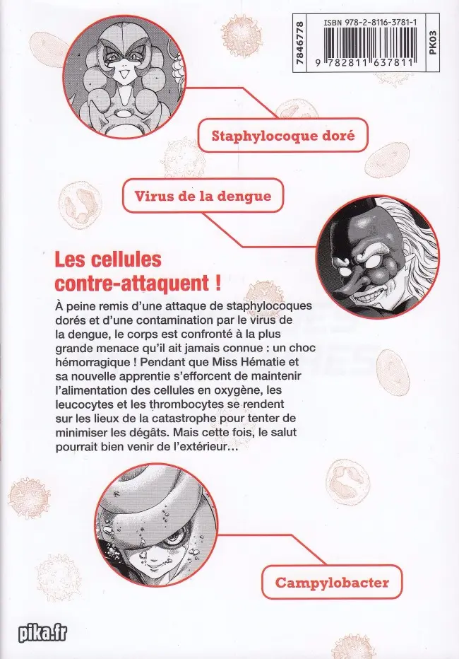 Verso de l'album Les Brigades immunitaires 4