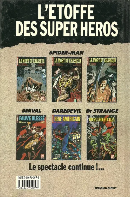 Verso de l'album Super Héros Tome 13 Dr Strange : Pour l'amour de Cléa