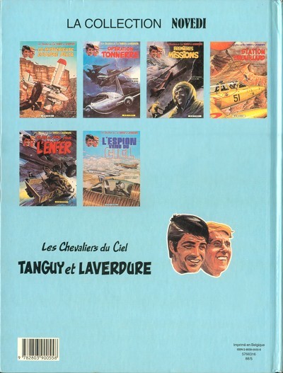 Verso de l'album Tanguy et Laverdure Tome 25 Survol interdit