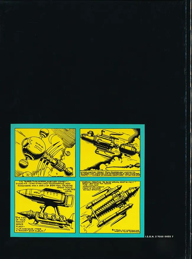 Verso de l'album Buck Rogers