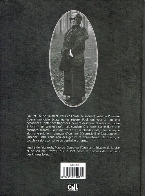 Verso de l'album Mauvais genre