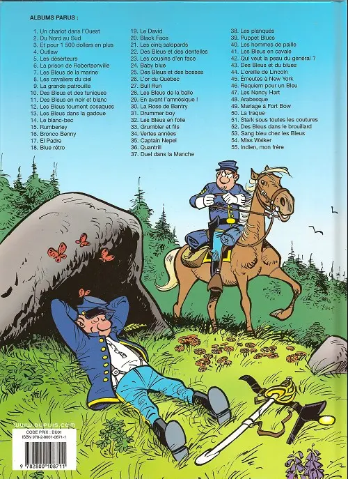 Verso de l'album Les Tuniques Bleues Tome 14 Le blanc-bec