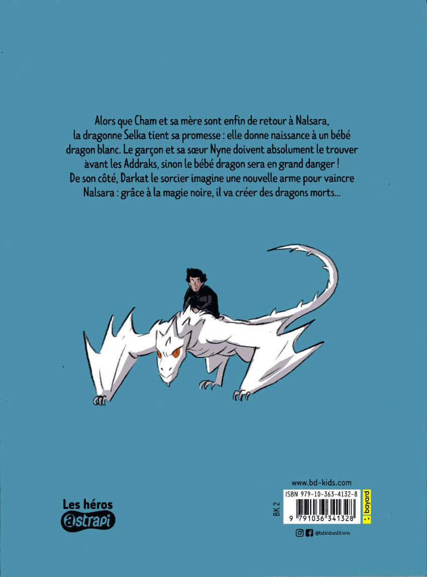 Verso de l'album Les Dragons de Nalsara Tome 4 Magie noire et dragon blanc
