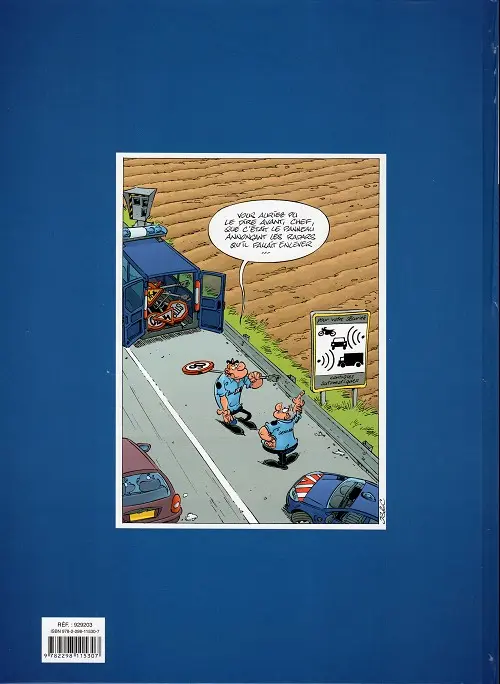 Verso de l'album Les Gendarmes Tome 14 L'imitation de vitesse !