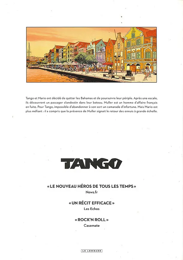 Verso de l'album Tango Tome 3 À l'ombre du Panama