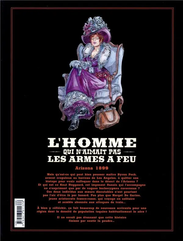 Verso de l'album L'Homme qui n'aimait pas les armes à feu Édition Intégrale