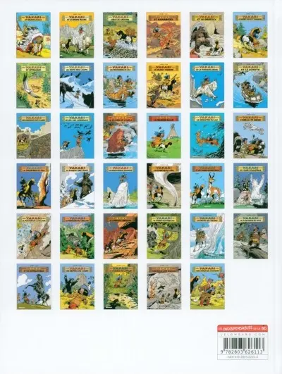 Verso de l'album Yakari Tome 23 Yakari et les cornes fourchues