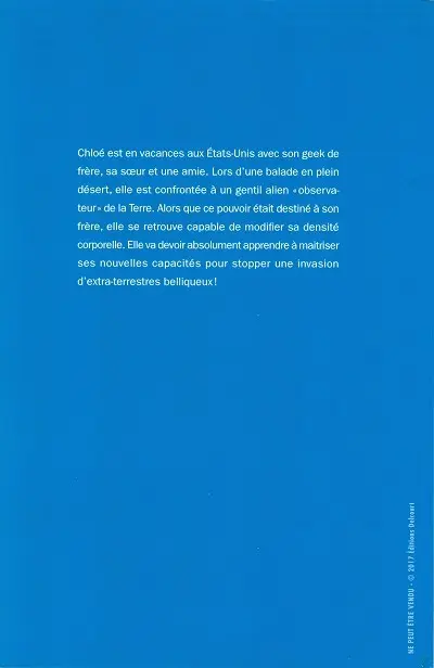 Verso de l'album Density Tome 1