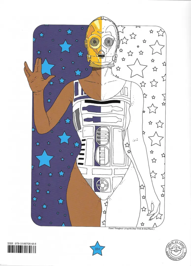 Verso de l'album Livre de coloriage pour filles pas sages